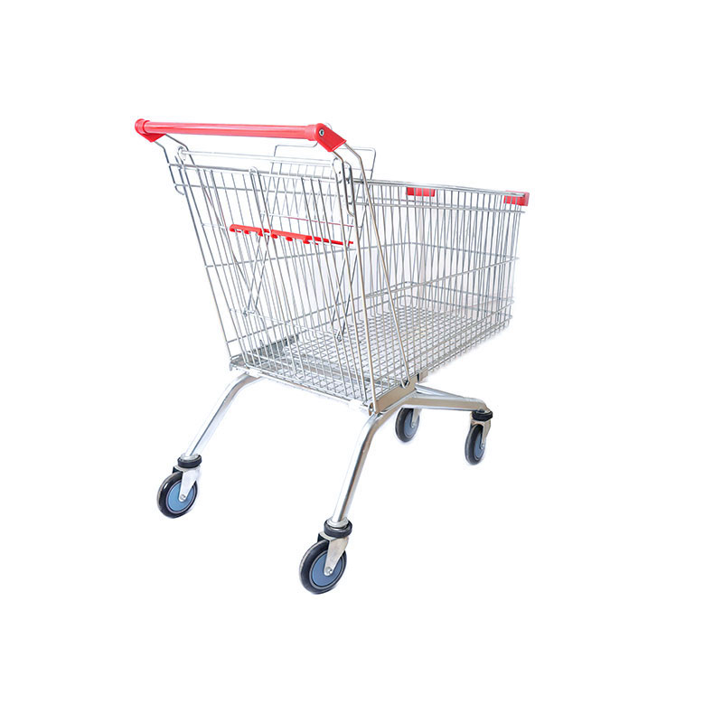 Odolný skladací vozík pre supermarkety