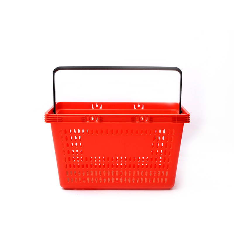 28 l plastový držiak na nákupný košík pre supermarkety